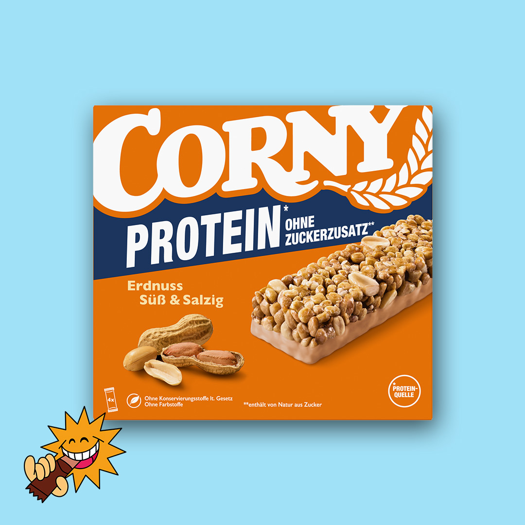 CORNY Classic Protein Erdnuss Süß & Salzig