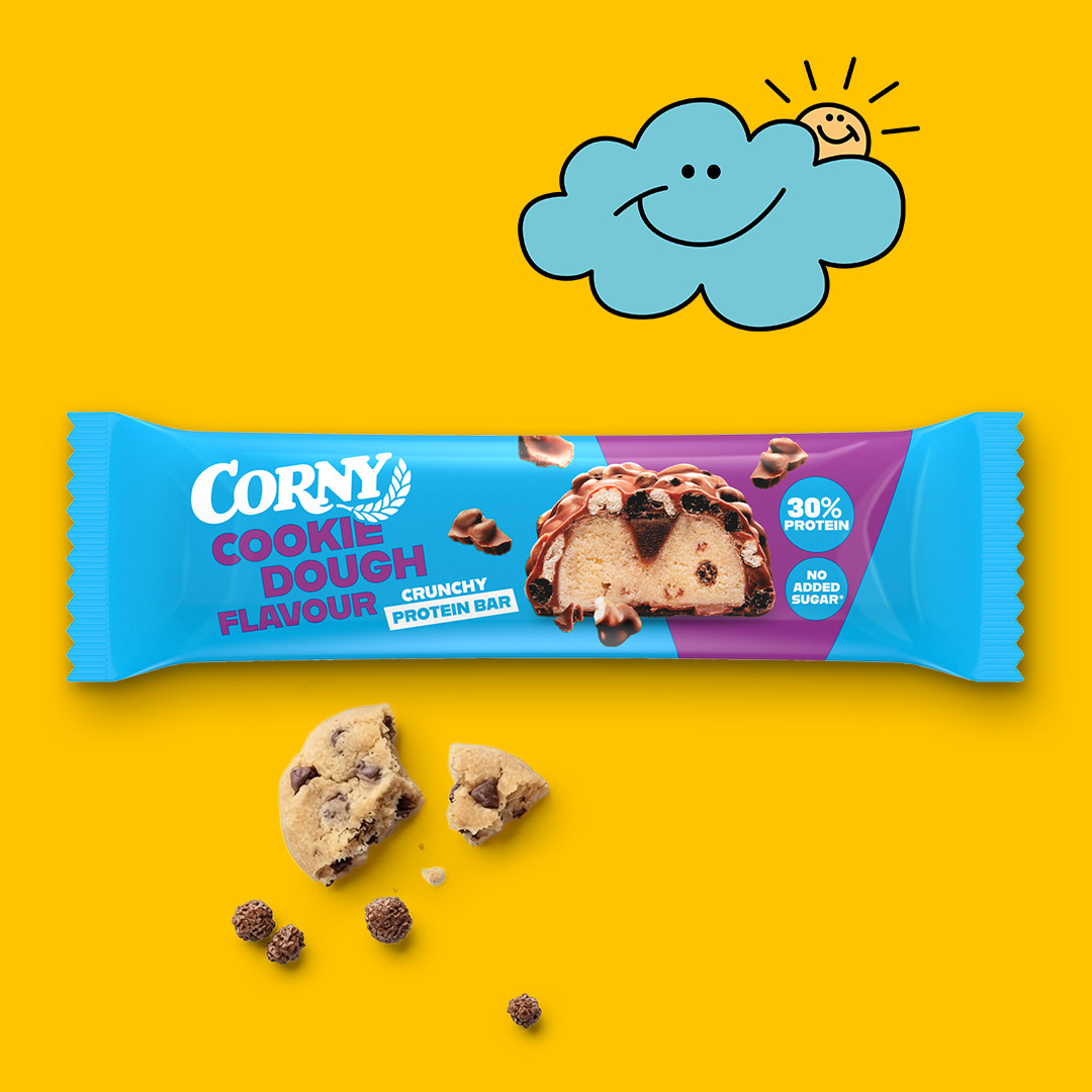 packshot protein crunchy cookie dough flavour