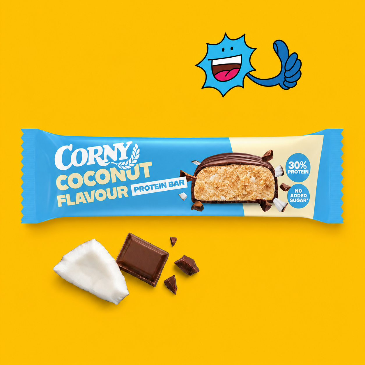 Packshot Protein 30% coconut
