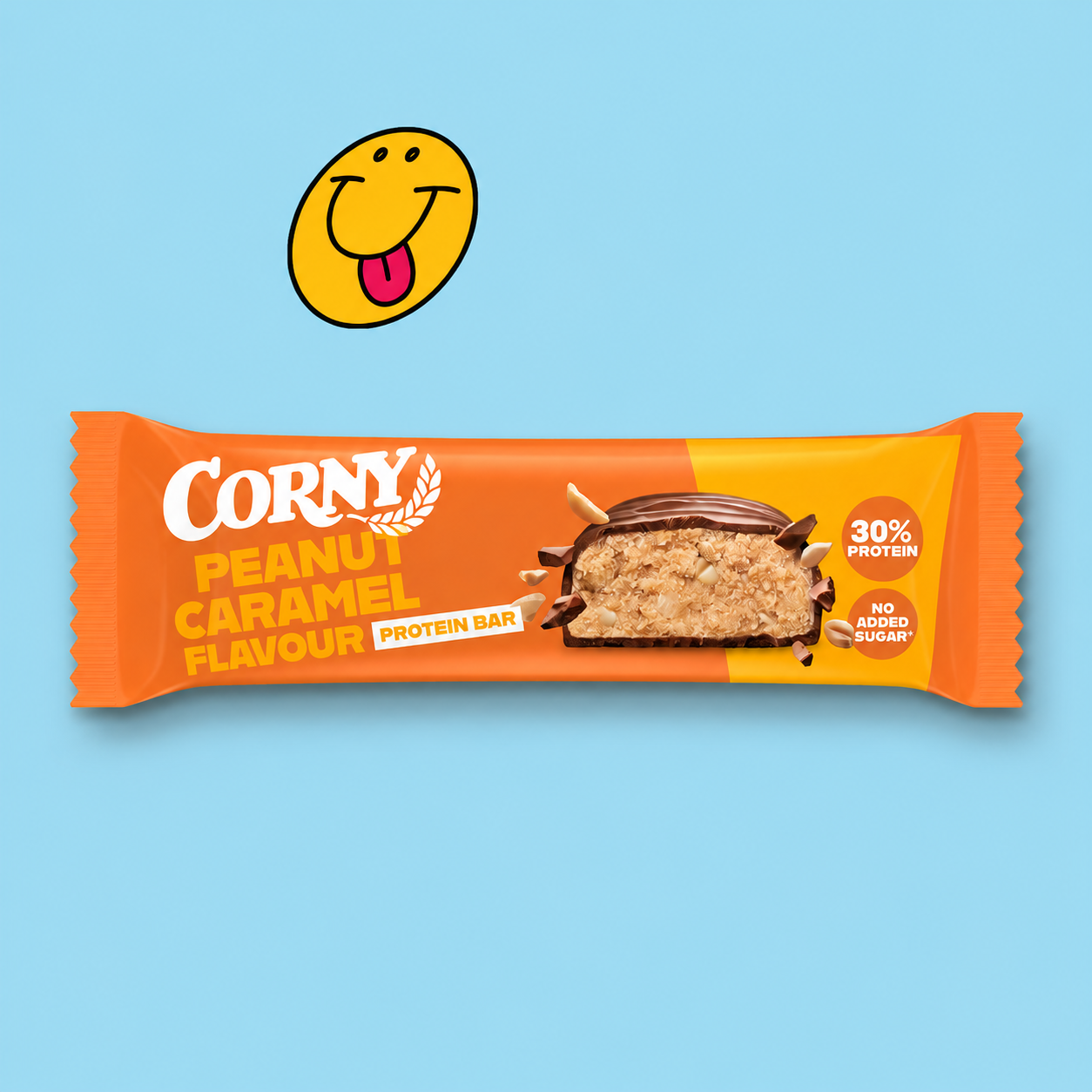 CORNY Protein 30% Arašídy karamel